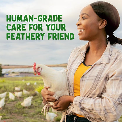 Doc Eddie’s Backyard Chicken Supplement - Plant-Based Treats for Egg Laying Hens - Poultry Feed Enrichment Made with Omega 3 Rich Algae - Essential for Immune Health, Feather Regrowth, Egg Production