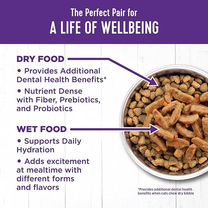 Wellness Complete Health Sliced Adult Wet Cat Food, Natural, Protein-Rich, Grain Free, 3 Ounce, 24 Pack, (Chicken Entrée)