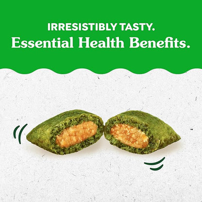 Greenies Feline Smartbites Skin &amp; Fur Health Crunchy and Soft Cat Treats, Salmon Flavor, 4.6 oz. Pack