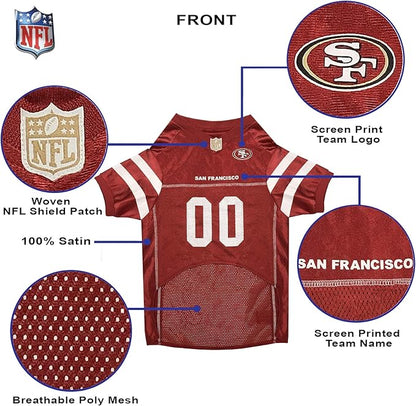 Pets First NFL Unisex-Adult NFL Jerseys