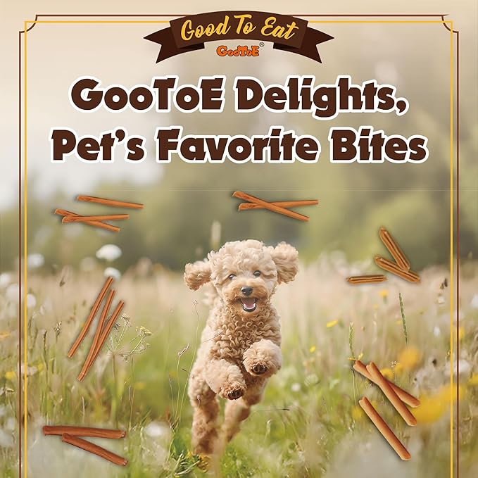 Gootoe Chicken Dog Treats – Chicken Dipped Sticks 1.5 lb – All Natural, Grain-Free, Low Fat, Premium Training Chews, Healthy &amp; Easily Digestible