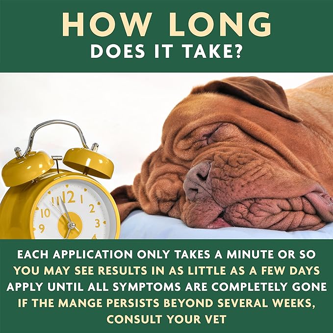 EcoMange Mange Relief for Dogs &amp; Cats – 8 Oz. Cat &amp; Dog Itch Relief, Sarcoptic &amp; Demodectic Mite Spray – Herbal Extract &amp; Essential Oil Itch Relief for Dogs – Natural Cat &amp; Dog Sprays by Vet Organics