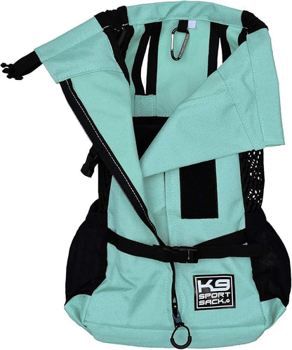 K9 Sport Sack Plus 2 - Small, Summer Mint - Ideal for Dogs 13-16” Long - Adjustable, Backpack-Style Carrier with Multi-Functional Storage Pack, Thick Shoulder Straps &amp; Padded Back Panel