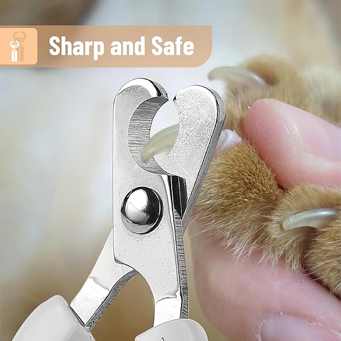 Mr. Pen Cat Nail Trimmer - Pink, Cat &amp; Dog Nail Clippers, Kitten &amp; Small Dog Claw Trimmer