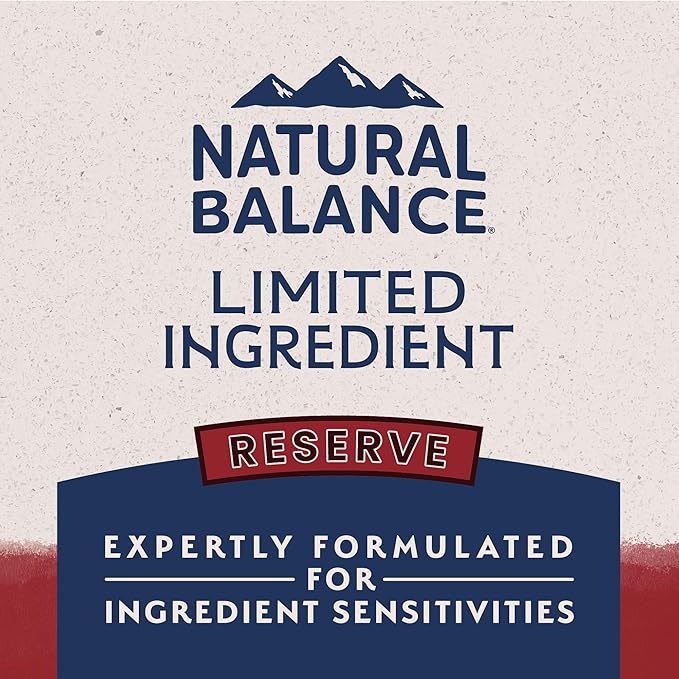 Natural Balance Limited Ingredient Adult Grain-Free Dry Dog Food, Reserve Sweet Potato &amp; Bison Recipe, 22 Pound (Pack of 1)