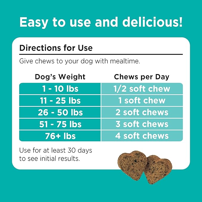 Solid Gold Cat &amp; Dog Multivitamin Chews - Kelp, Omega 3 &amp; Vitamins for Dental, Digestive, Immune, Skin &amp; Coat Health - Multi Vitamin for Dogs &amp; Cats - Sea Kelp Based Soft Chew for All Ages - 120ct