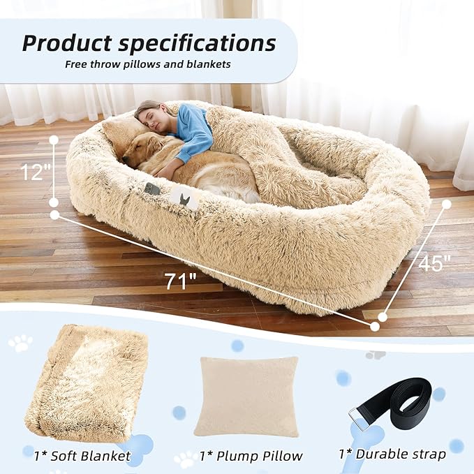 Human Dog Bed, 71&