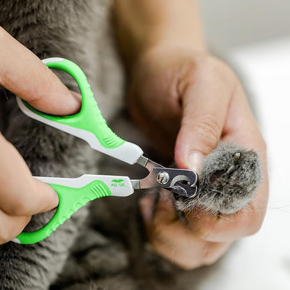 Mr. Pen Cat Nail Trimmer, Spring Green &amp; White, Cat &amp; Dog Nail Clipper