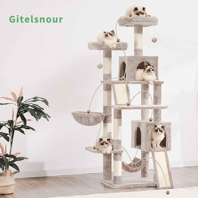 Cat Tree for Indoor Cats, 71&