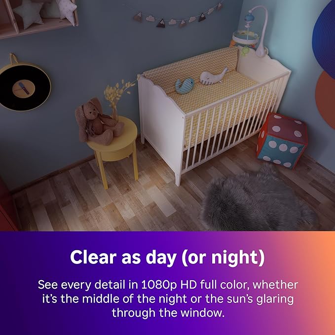 Roku Indoor Camera - Home Security - 1-Pack - Wired Security Camera &amp; Pet Monitor with 1080p HD Color Night Vision, Works with Alexa &amp; Google, Motion &amp; Sound Detection, WDR &amp; WiFi 6