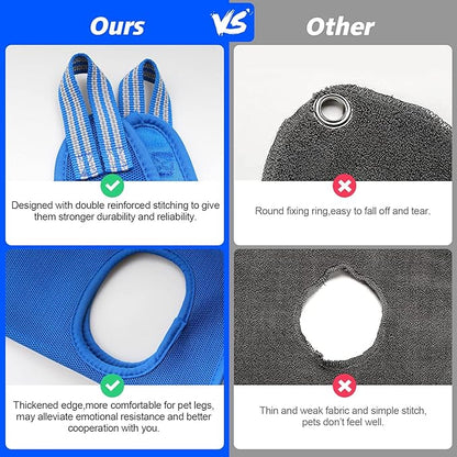 Pet Grooming Hammock for Small Dogs &amp; Cats with Nail Clippers/Nail Trimmers/Grooming Scissors, Dog Grooming Harness for Nail Trimming, Pet Grooming Sling Helper