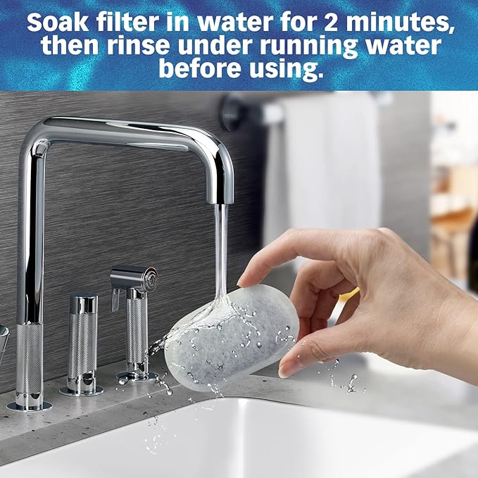 PET STANDARD Replacement Water Filter &amp; 4 Pack Replacement Pre-Filter Sponges Compatible With WOPET® 67oz/2L Automatic Pet Fountain, Pack of 10