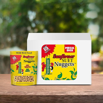 C&amp;S Sunflower Suet Nuggets, Suet Nuggets for Wild Birds, 27 Ounces