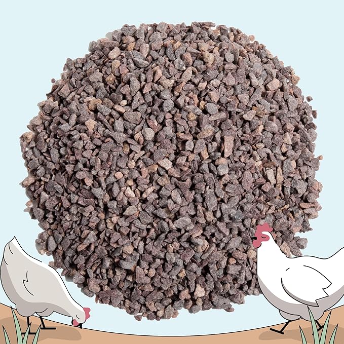 Chicken Grit for Layer &amp; Grower Chickens Age 8-20+ Weeks - 100% Natural Mineral Chicken Grit Quartzite, Poultry Grit, USA Mined, 50 lbs