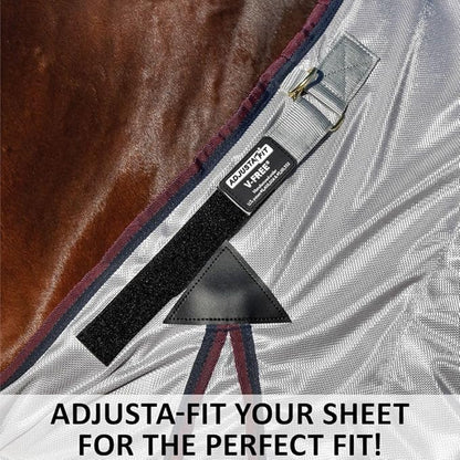 Dura-Tech RipGuard Adjusta-Fit Horse Fly Sheets | Self-Repairing Durability | Enhanced UV &amp; Insect Protection | Ideal for All Horse Breeds