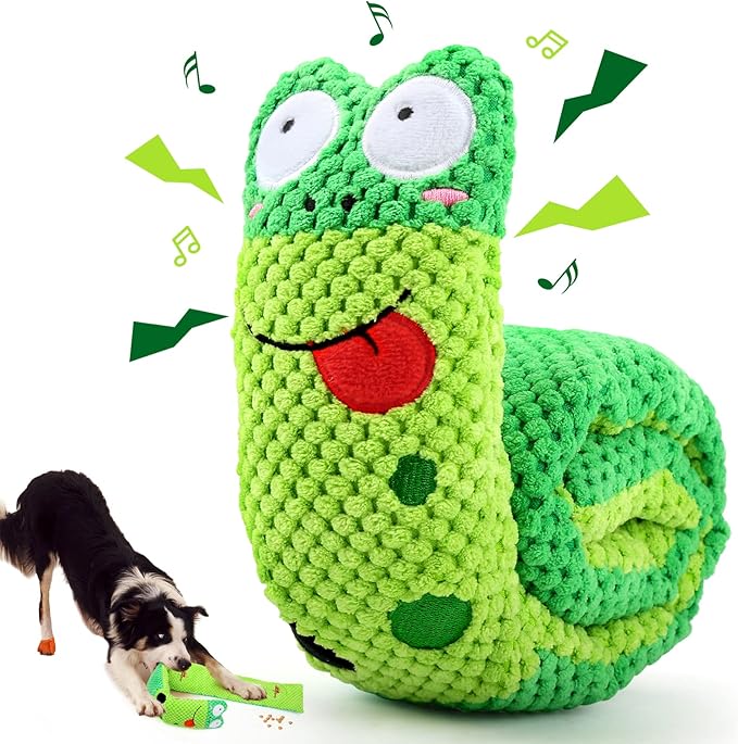 Squeak Dog Toys for Stress Release &amp; Boredom Relief, Dog Puzzle IQ Training, Snuffle Foraging Instinct Training - Suitable for Small, Medium &amp; Large Dogs