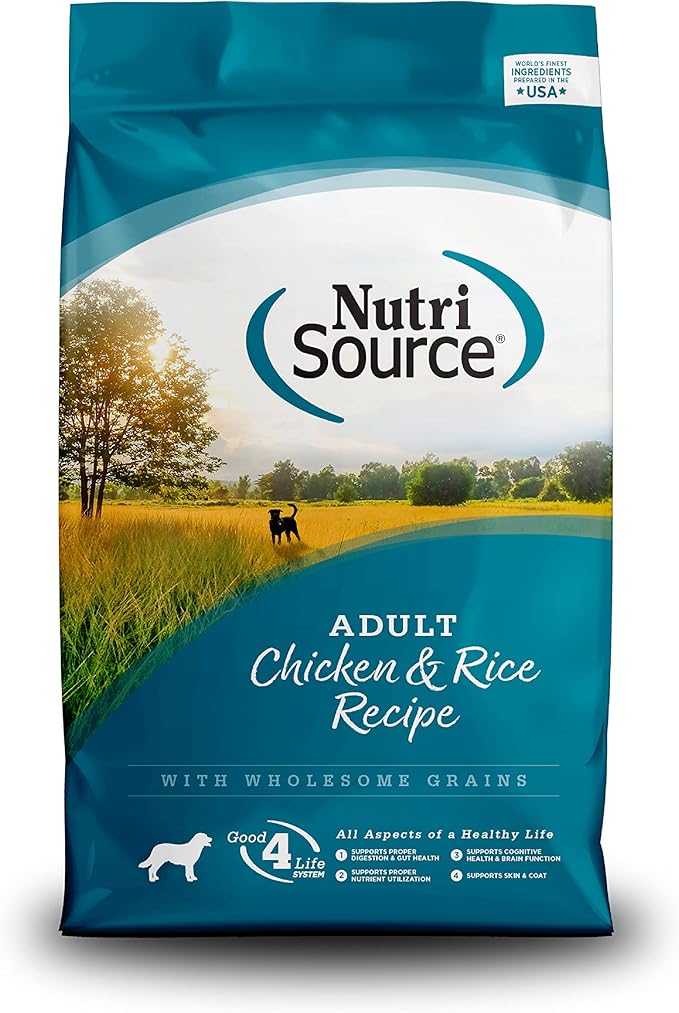 Nutrisource Adult Chicken &amp; Rice Dog Food 5Lb