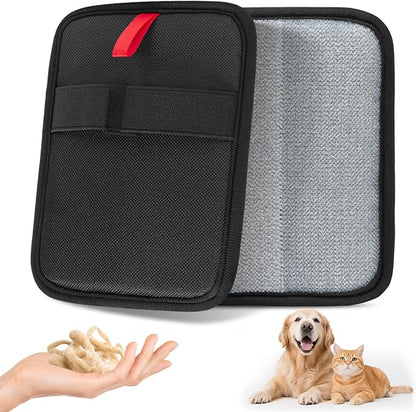 Pet Hair Remover, Electrostatic Pet Hair Removal Gloves, Reusable Cat &amp; Dog Hair Remover for Couch, Furniture, Carpet, Curtain, Upgraded Animal Fur Removal Tool, Cat Grooming Gloves-1 PCS