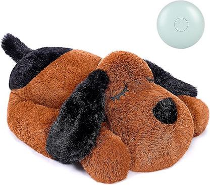 Heartbeat Puppy for Dogs, Heartbeat Helps for Dog Anxiety Relief and Calming Aid, Puppy Heartbeat Stuffed Animal Anxiety Calming Behavioral Aid Puppy Heartbeat Toy Sleep aid for Dogs Cats Pets