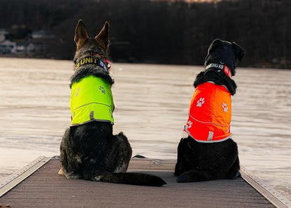 Custom Reflective Dog Vest High Visibility Reflective Jacket for Dogs Hunting Safety Gear with Elastic Strap &amp; Clasp, Comfortable, Perfect for Day and Night Walks!