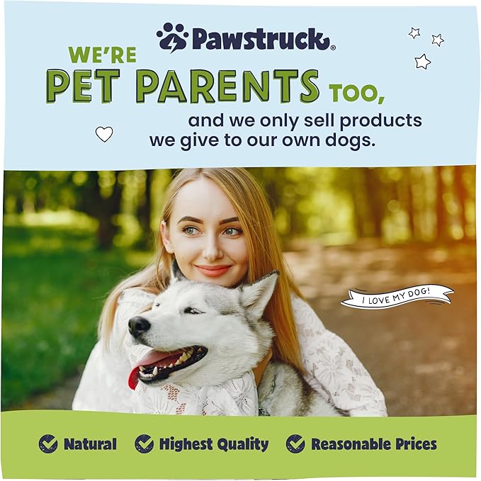 Pawstruck Natural Bizarre Cow Ears Bargain Bag – Rawhide-Free, Highly Digestible, Low Calorie &amp; Long-Lasting Chew Treat for All Breeds – 1.5 lb Bag