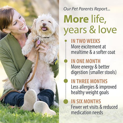 JustFoodForDogs DIY Nutrient Blend for Homemade Dog Food, Turkey &amp; Whole Wheat Macaroni Recipe
