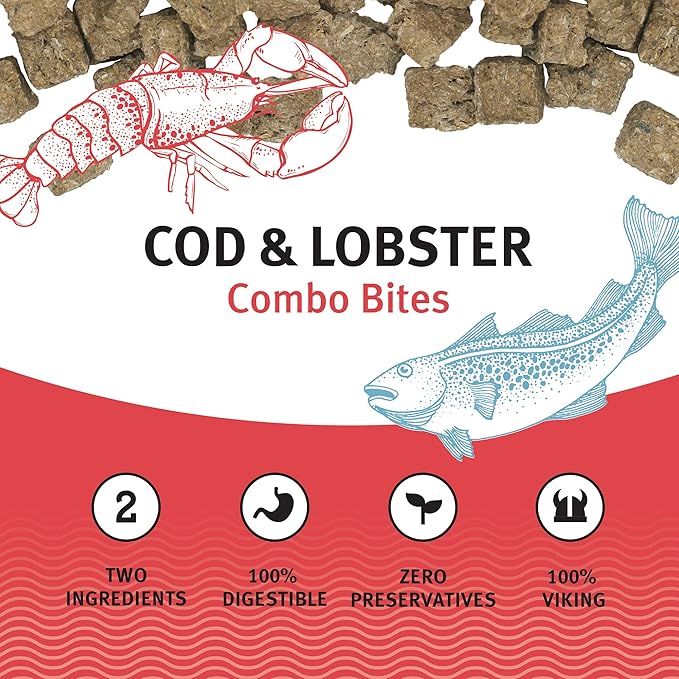 Icelandic+ Cod &amp; Lobster Combo Bites Dog Treat 3.0-oz Bag