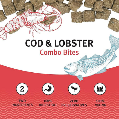 Icelandic+ Cod &amp; Lobster Combo Bites Dog Treat 3.0-oz Bag