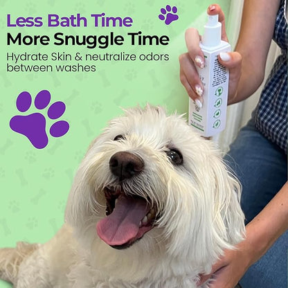Luxury Daily Dog Deodorant &amp; Grooming Spray – Long-Lasting, Odor Eliminating Pet Deodorizer Spray for Dogs’ Coat &amp; Skin – Gentle &amp; Clean, Irresistible Fresh Spa Scent 5.07 Fl oz.