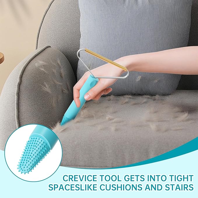 Carpet Rake,Lint Remover,Carpet Rake for Pet Hair Removal,Lint Brush,Lint Shaver for Carpets, Car Mat,Couch,Pet Bed,Furniture &amp; Rug(3-Pack)