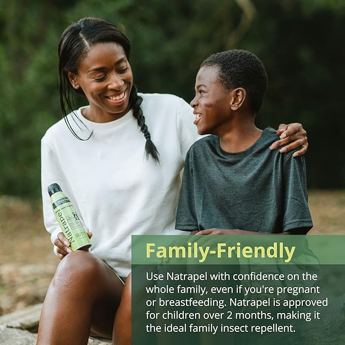 Natrapel Tick &amp; Insect Repellent Eco-Spray - Bug Spray with 20% Picaridin - Family Protection Against Mosquitoes, Ticks &amp; More - Up to 12 Hours of Protection - 6 oz (2 Pack)