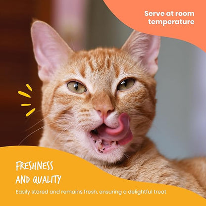 Beefeaters Cat Treats Lickable Puree 1.59oz (12-Pack) – Chicken, Grain-Free, Taurine-Enriched, Ideal for Training &amp; Interactive Feeding