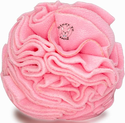 Medium Breed Snuffle Interactive Foraging Dog Puzzle Ball Toy Pink Large