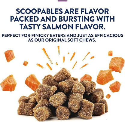 ProDen PlaqueOff Scoopables: Salmon-Flavored Dental Bites for Cats - Natural Kelp Formula for Plaque &amp; Tartar Control, Freshens Breath- 45 Scoops