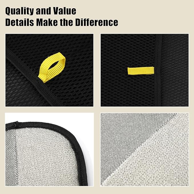 2pcs Pet Hair Removal Gloves, 2 Style Reusable Pet Hair Static Remover Mitt Glove for Cat Dog Sofa Furniture Carpet Curtain Bed Sheet Clothes Car Seat Cleaning Tool (Regular &amp; Five Finger Style)