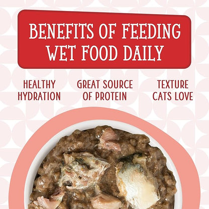 Weruva Cats in The Kitchen, Two Tu Tango with Sardine, Tuna &amp; Turkey Au Jus Cat Food, 6oz Can (Pack of 24)