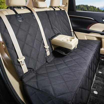 Bench Dog Car Seat Cover for Back Seat Waterproof Seat Covers Durable Scratch Proof Nonslip, Protector for Pet Fur &amp; Mud Washable Backseat Cover for Cars Armrest Compatible