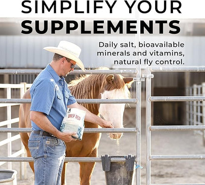 Daily Red Fortified w/Garlic - Horse Vitamin &amp; Mineral Supplement 5 lb Pouch