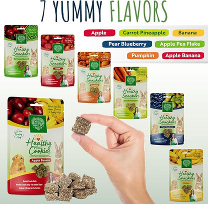 Small Pet Select Healthy Snackers Mini Cookies- Apple Banana, 2 oz
