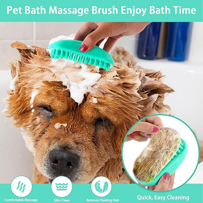 Dog Brush Kit for Grooming Short &amp; Long Haired Dogs &amp; Cats, 5 in 1 Pet Grooming Set for Small Animals, 5 PCS Puppy Self-Cleaning Slicker Brush and Pet Comb for Shedding Medium &amp; Large Dogs