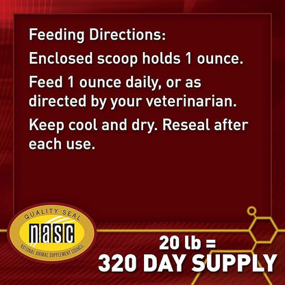 Pro E and Horse Selenium Supplement, Balanced Essential Antioxidants, 20 Pound, 320-Day Supply