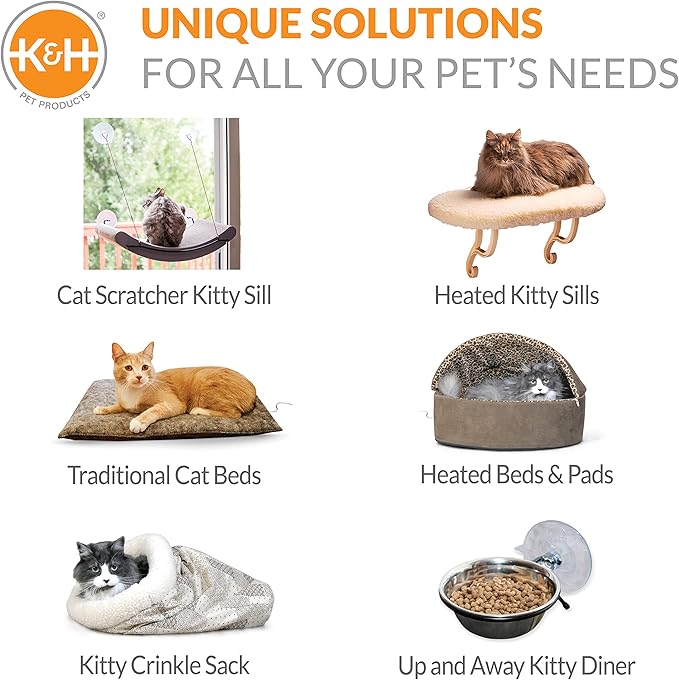 K&amp;H Pet Products EZ Mount Window Cat Scratcher Kitty Sill Cradle REFILL ONLY (frame not included) Cardboard 11 X 20 X 2 Inches