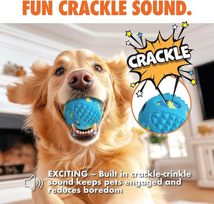 Max Fusion with Nike Grind, Arlee Meteor Dog Toy, Chew Toy for Play, Fetch, Tug, M