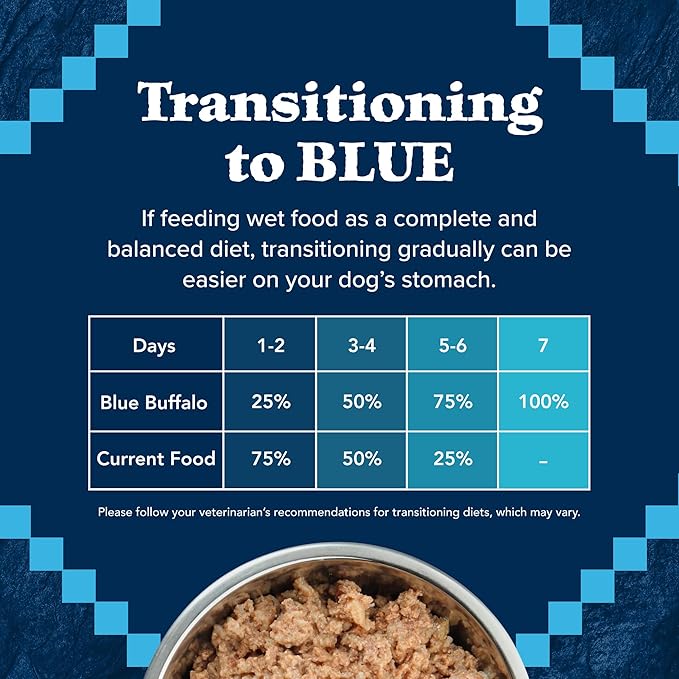 Blue Buffalo Wilderness High-Protein &amp; Grain-Free Wet Cat Food Paté for Adult Cats 7+, Made with Natural Ingredients, Chicken Recipe, 3-oz. Cans (24 Count)