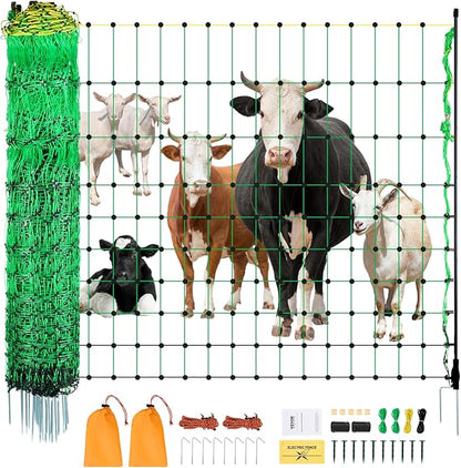 VEVOR Electric Fence Netting, 50" H x 164&