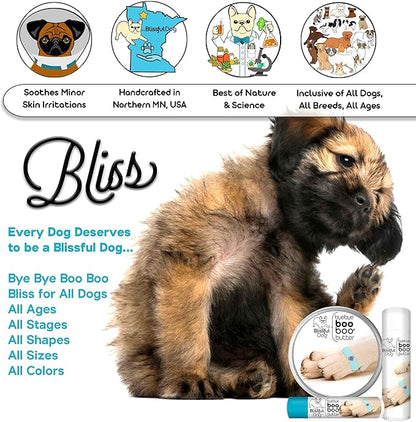 The Blissful Dog 8 oz TIN Golden Retriever Booboo Butter