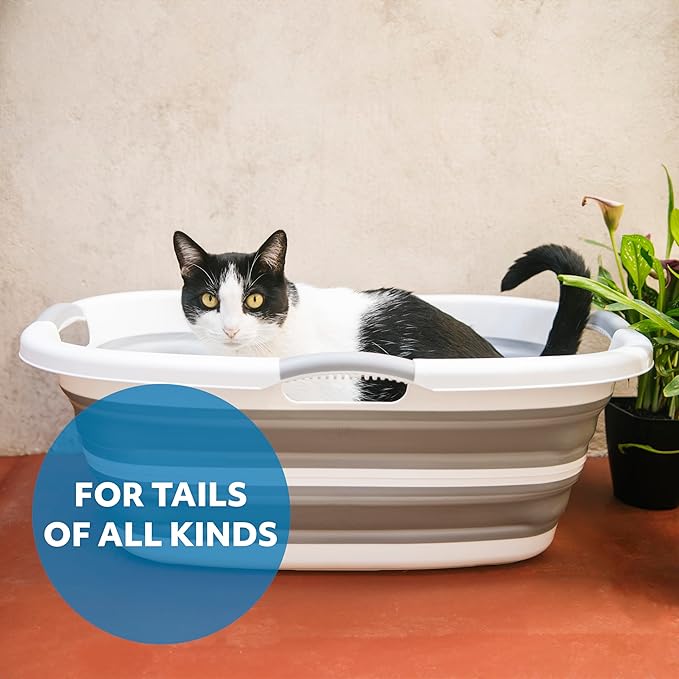 Smoochie Collapsible Pet Bathtub &amp; Washing Station – Portable, Space-Saving Tub for Dogs &amp; Cats, Indoor &amp; Outdoor Grooming