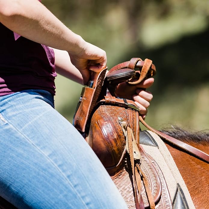Saddle Pommel Bag - Phone Holder &amp; Equestrian Gift for Women, Horse Tack Essentials