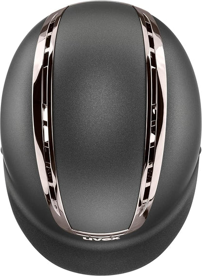 uvex suxxeed Chrome Horse Riding Helmet for Women &amp; Men - Adjustable &amp; Ventilated