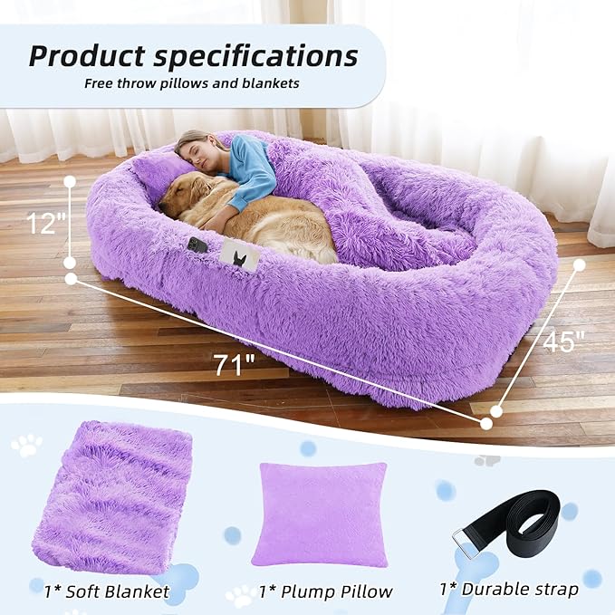 Human Dog Bed, 71&